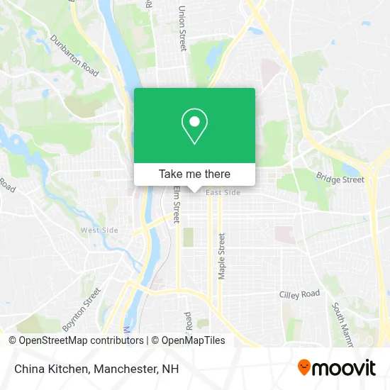 China Kitchen map