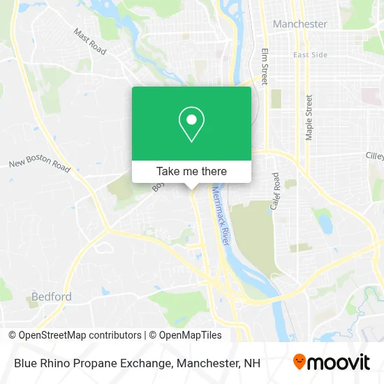 Blue Rhino Propane Exchange map