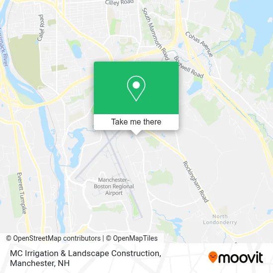 MC Irrigation & Landscape Construction map