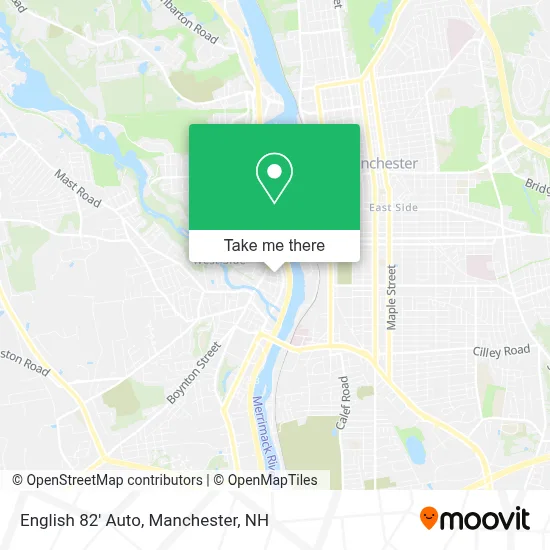 English 82' Auto map