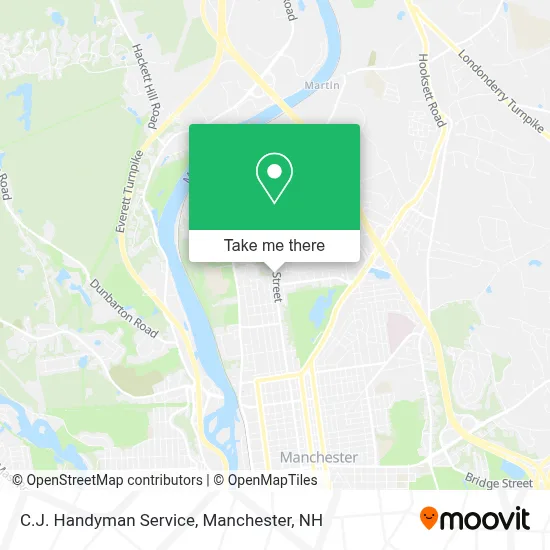 C.J. Handyman Service map