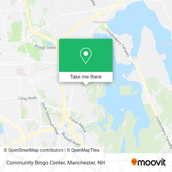 Community Bingo Center map