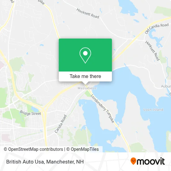 British Auto Usa map