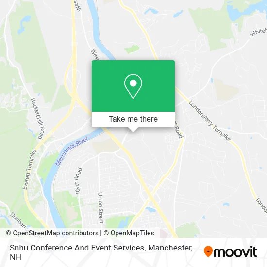 Snhu Conference And Event Services map