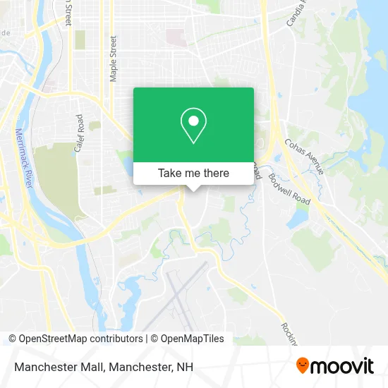 Manchester Mall map