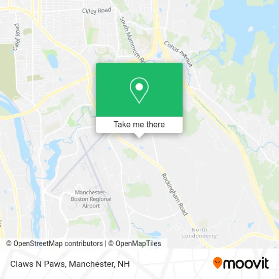 Claws N Paws map