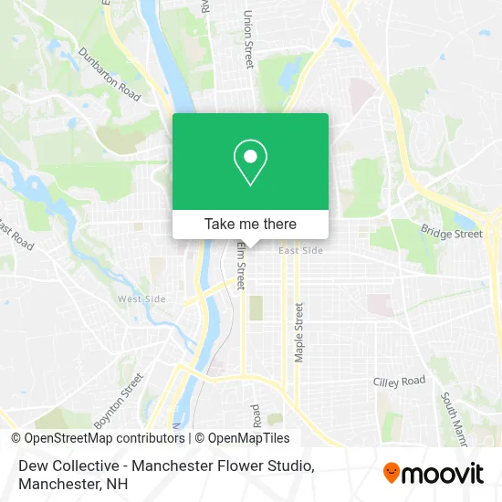 Dew Collective - Manchester Flower Studio map