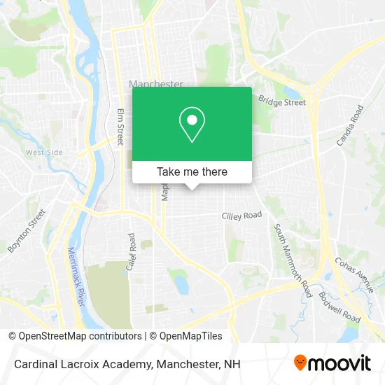 Cardinal Lacroix Academy map