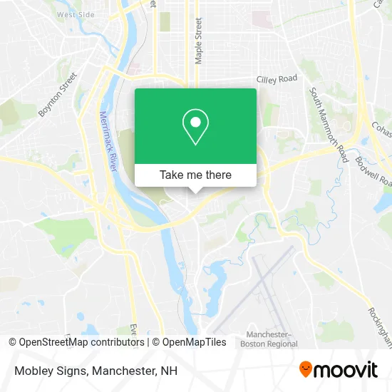 Mobley Signs map