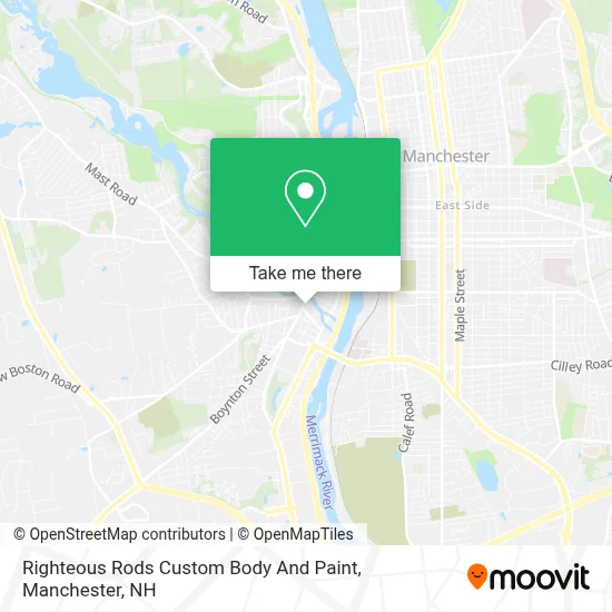 Righteous Rods Custom Body And Paint map