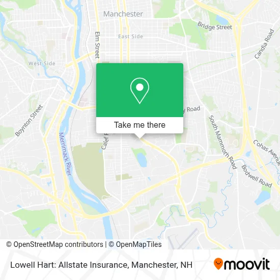 Lowell Hart: Allstate Insurance map