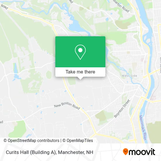 Curits Hall (Building A) map