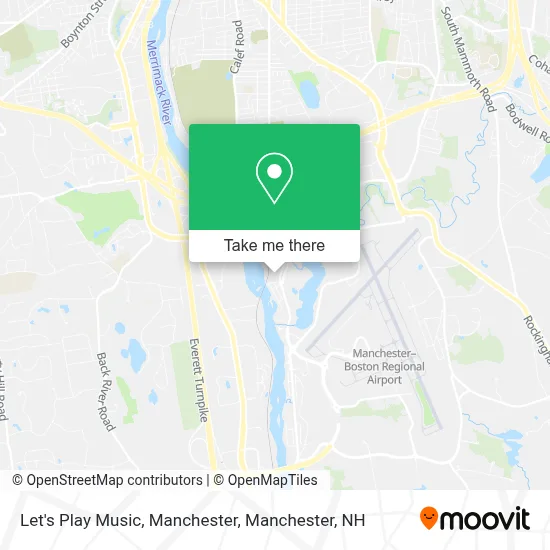 Let's Play Music, Manchester map