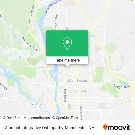 Albrecht Integrative Osteopathy map