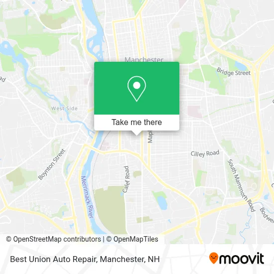 Best Union Auto Repair map