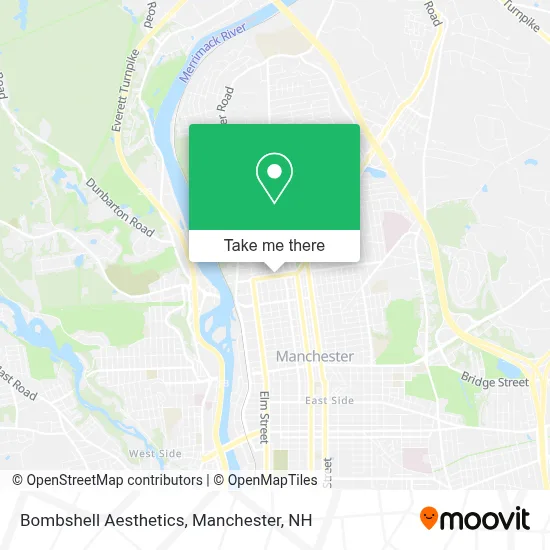 Bombshell Aesthetics map