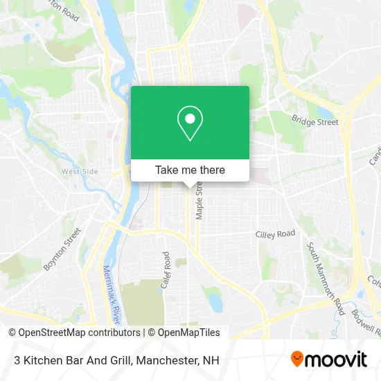 3 Kitchen Bar And Grill map