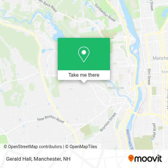 Gerald Hall map
