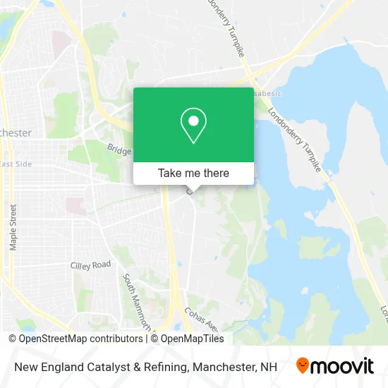New England Catalyst & Refining map