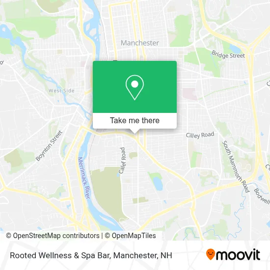 Rooted Wellness & Spa Bar map