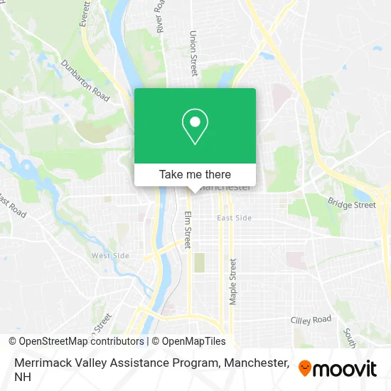 Merrimack Valley Assistance Program map