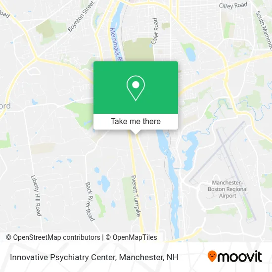 Innovative Psychiatry Center map