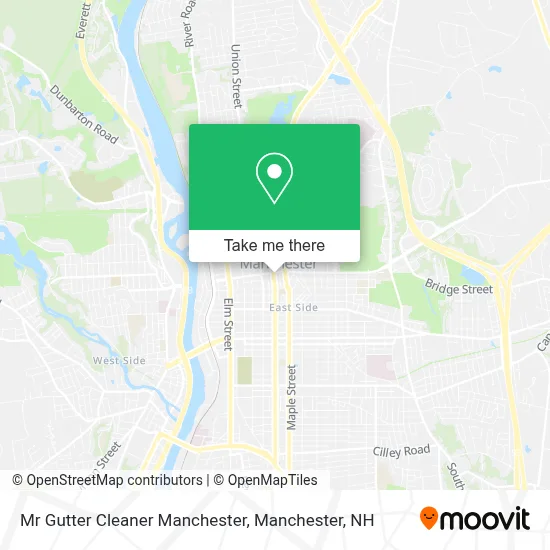 Mr Gutter Cleaner Manchester map