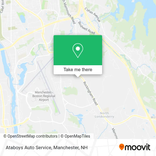 Ataboys Auto Service map