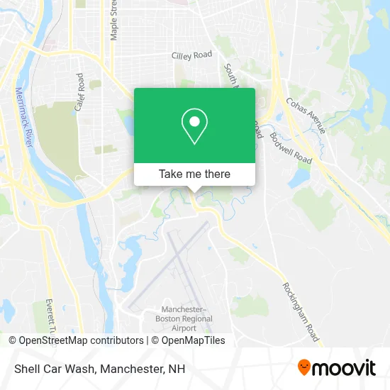 Shell Car Wash map