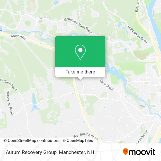 Aurum Recovery Group map