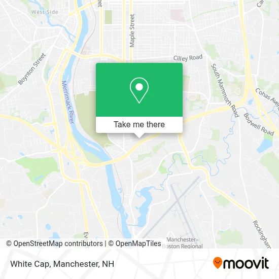 White Cap map