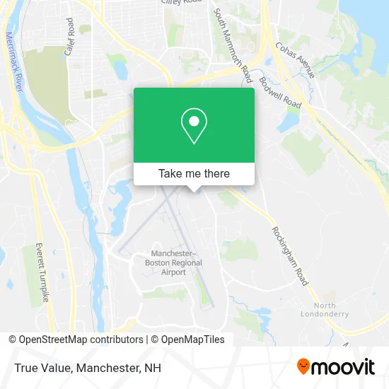 True Value map