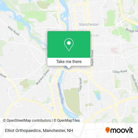 Elliot Orthopaedics map