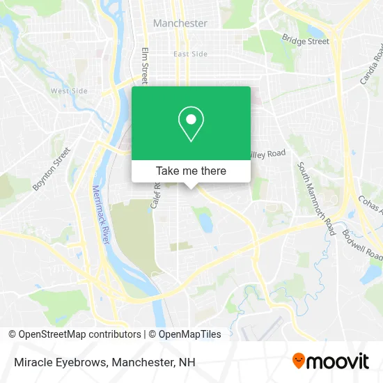 Miracle Eyebrows map