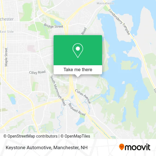 Keystone Automotive map