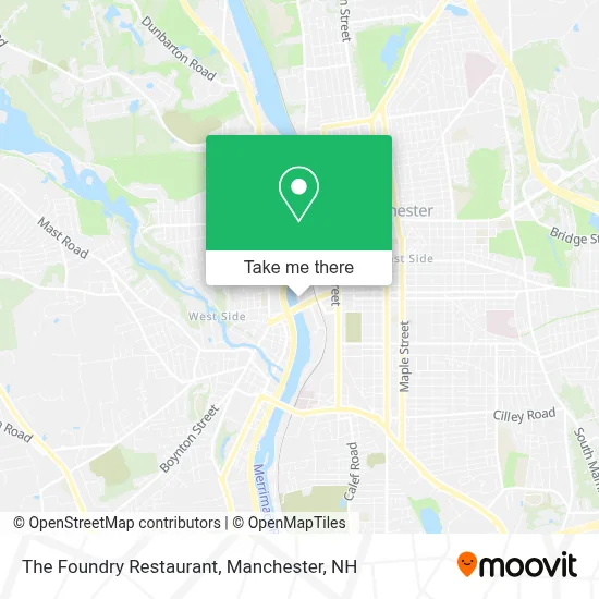 The Foundry Restaurant map