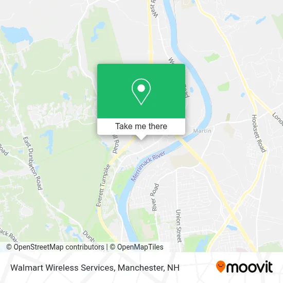 Walmart Wireless Services map