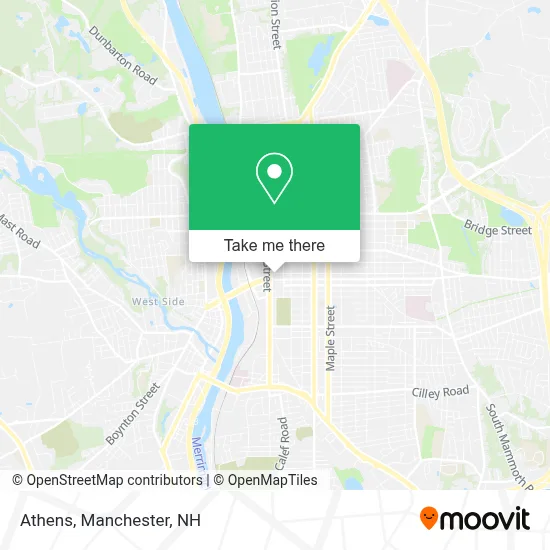 Athens map
