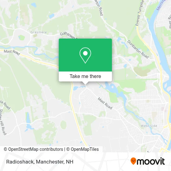 Radioshack map