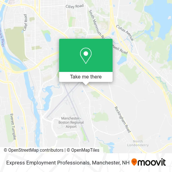 Express Employment Professionals map