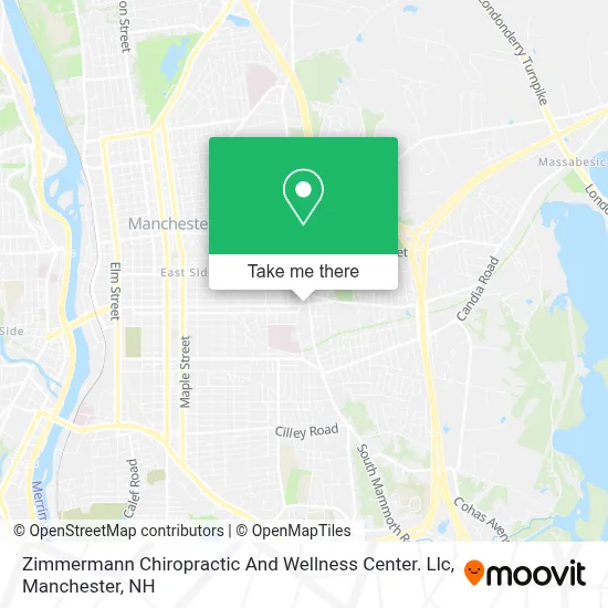 Zimmermann Chiropractic And Wellness Center. Llc map