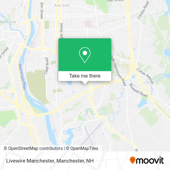 Livewire Manchester map