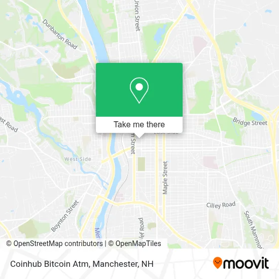 Coinhub Bitcoin Atm map