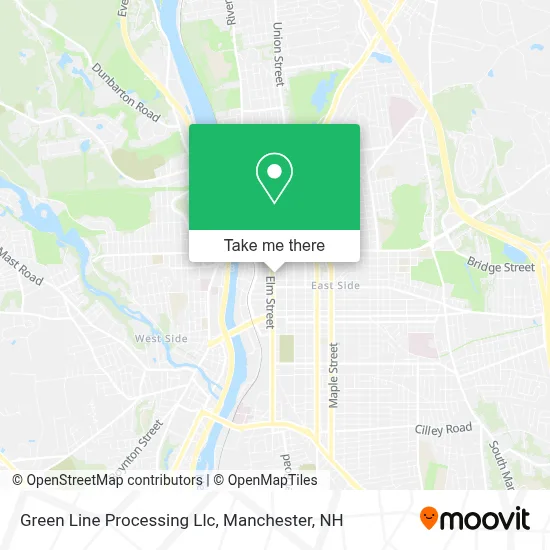 Green Line Processing Llc map