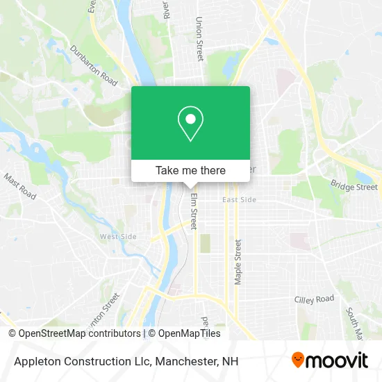 Appleton Construction Llc map