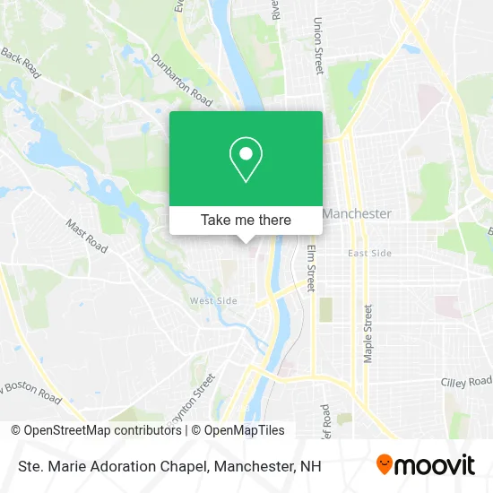 Ste. Marie Adoration Chapel map