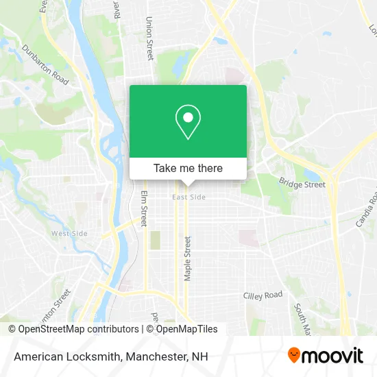 American Locksmith map