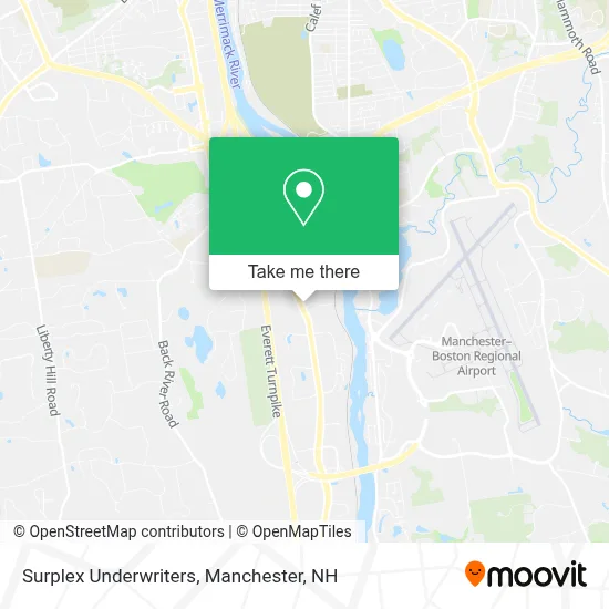 Surplex Underwriters map