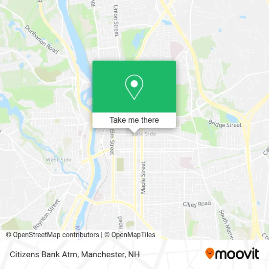 Citizens Bank Atm map