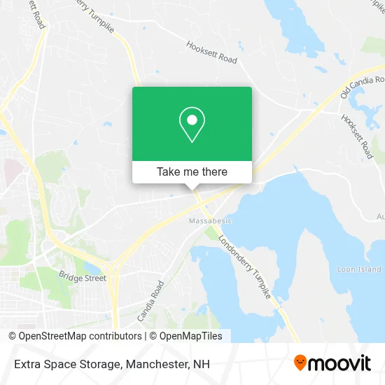Extra Space Storage map